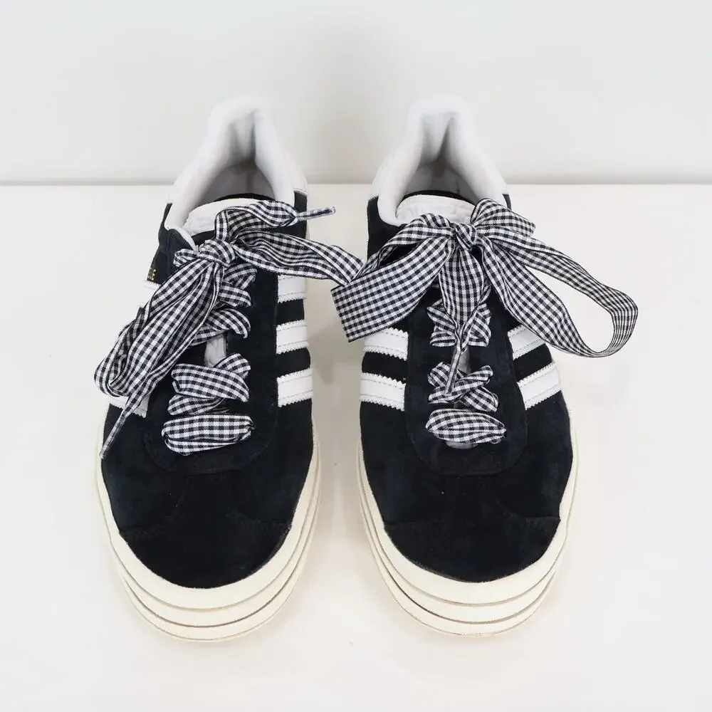 Adidas Women's Gazelle Bold Shoes Core Black Cloud White Core White Size 7